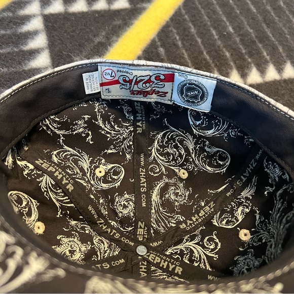 Zephyr 32/5 Chopped San Jose sharks hat size 7 1/2 - Picture 8 of 16